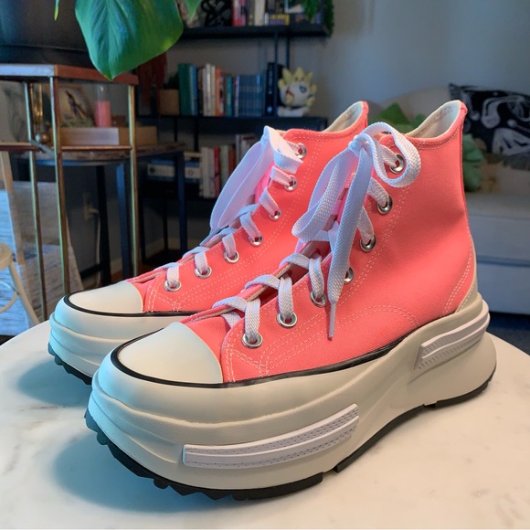 Converse Run Star Legacy CX High A05012C, Size 7.5, Electric Blush Pink - Picture 3 of 12